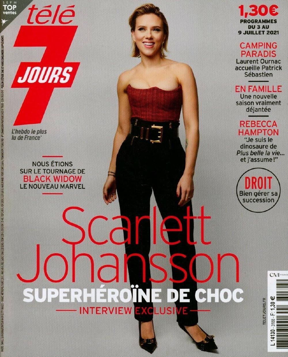 Tele 7 Jours Magazin Frankreich 2021 #3188 Scarlett Johansson
