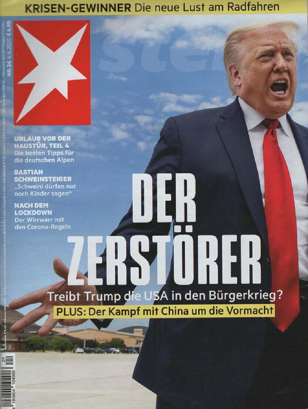 Stern Magazin Deutschland 2020-24 Donald Trump