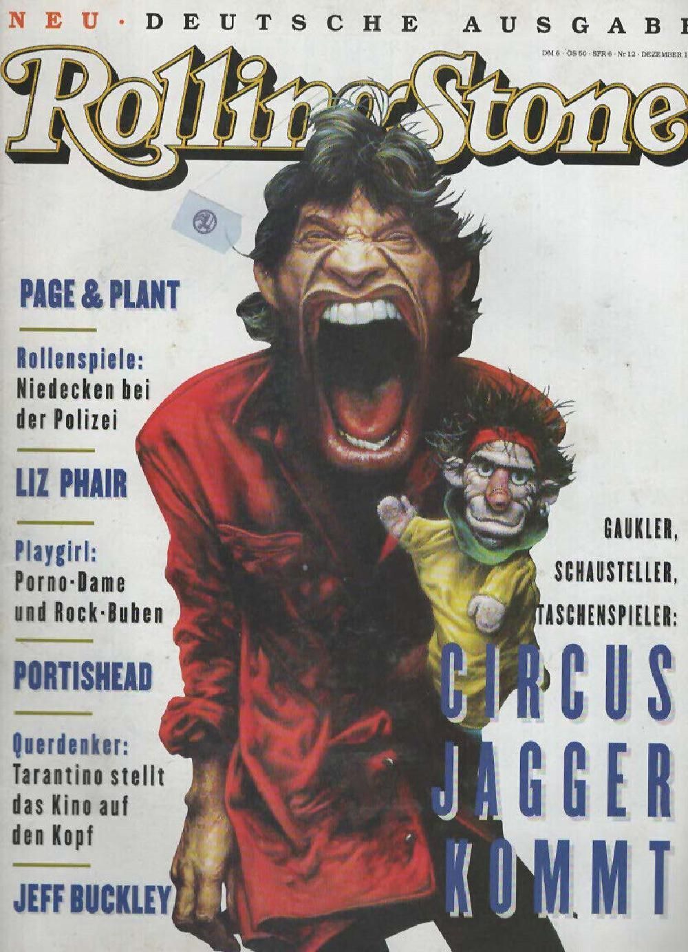 Rolling Stone Magazin Deutschland 1994-12 Mick Jagger Keith Richards Liz Phair