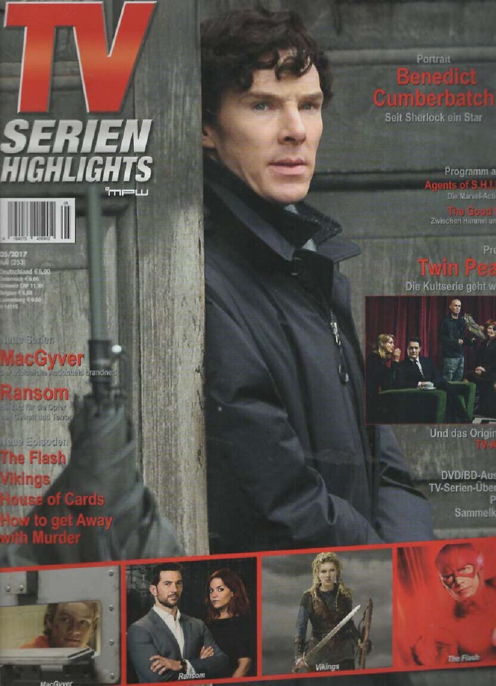 TV Serien Highlights Magazin Deutschland 2017 #253 Benedict Cumberbatch