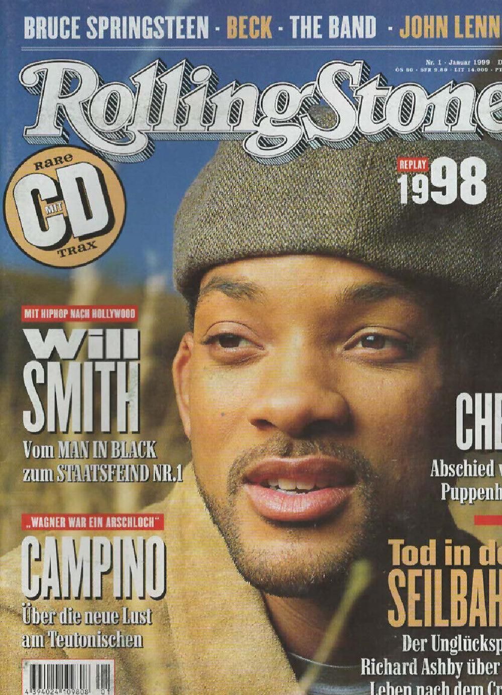 Rolling Stone Magazin Deutschland 1999-01 Will Smith Cher Richard Ashby