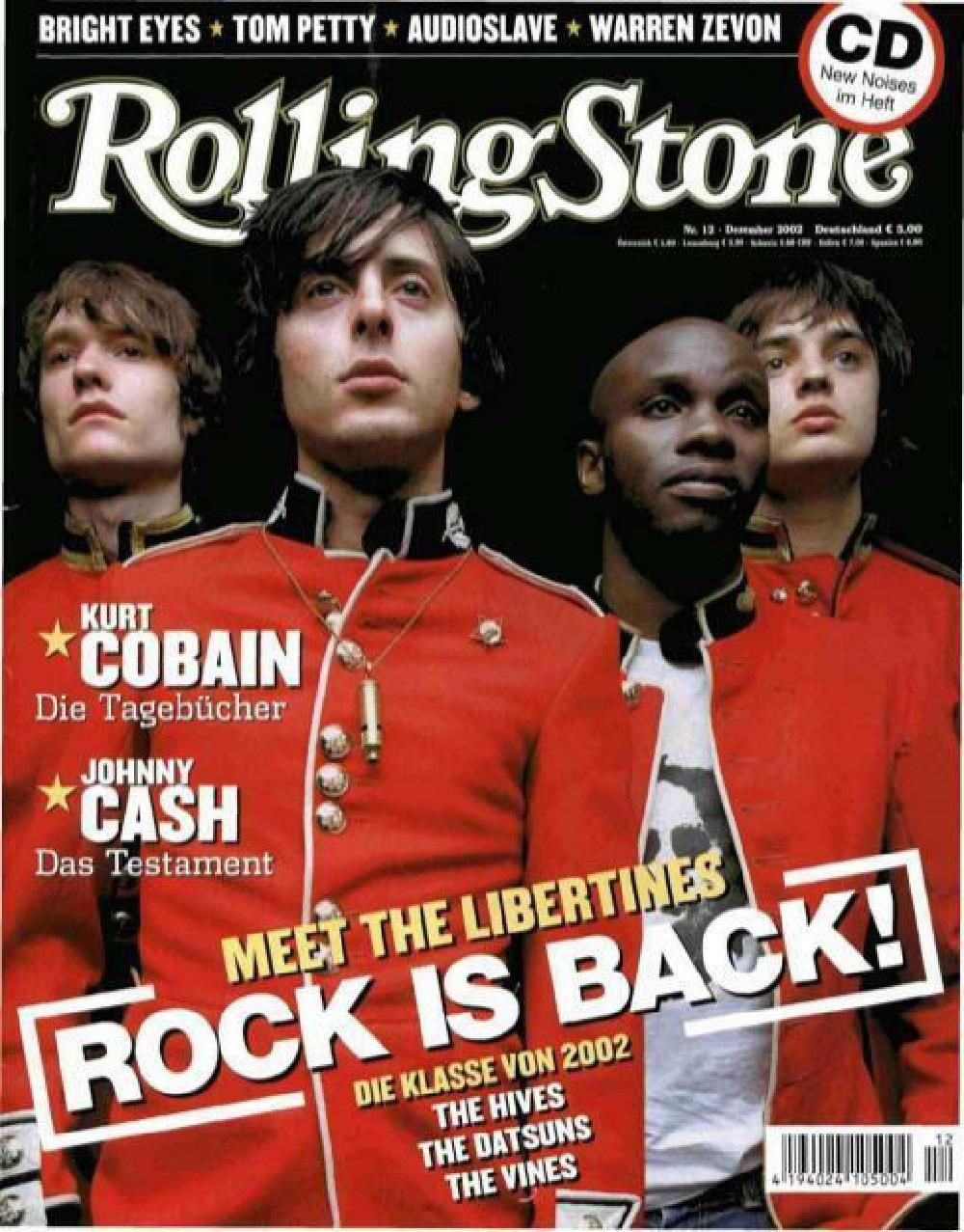 Rolling Stone Magazin Deutschland 2002-12 The Libertines Kurt Cobain Johnny Cash