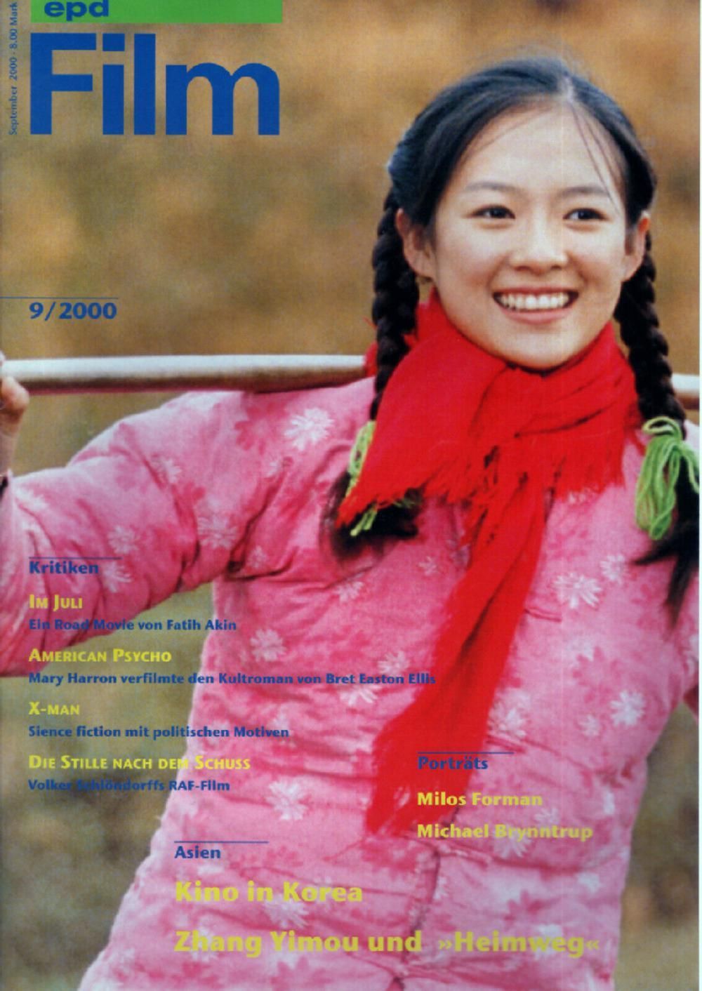 EPD Film Magazin Deutschland 2000-09 Zhang Ziyi Mary Harron Milos Forman