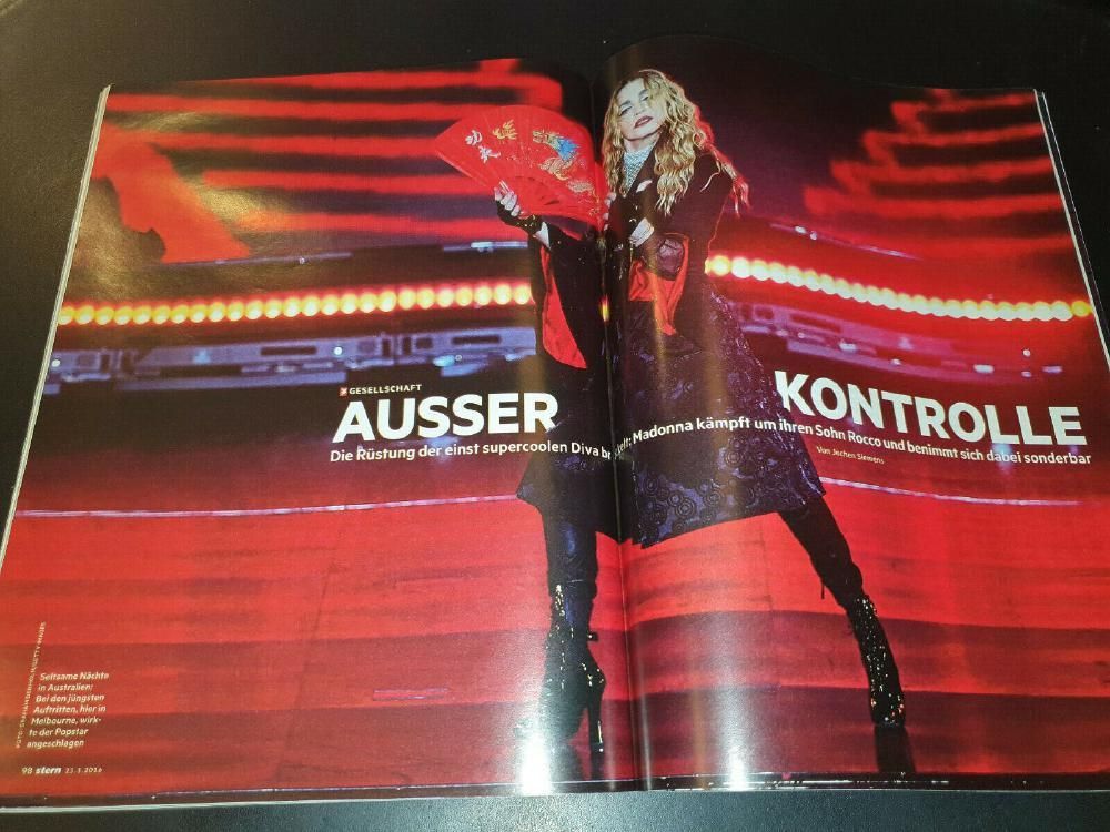 Stern Magazin Deutschland 2016-13 Madonna