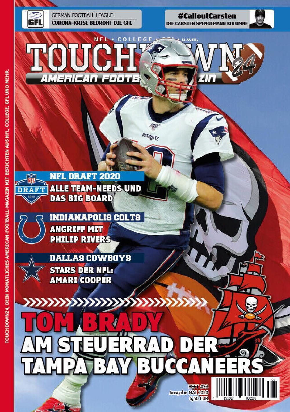 Touchdown Magazin Deutschland 2020 #33 Tom Brady