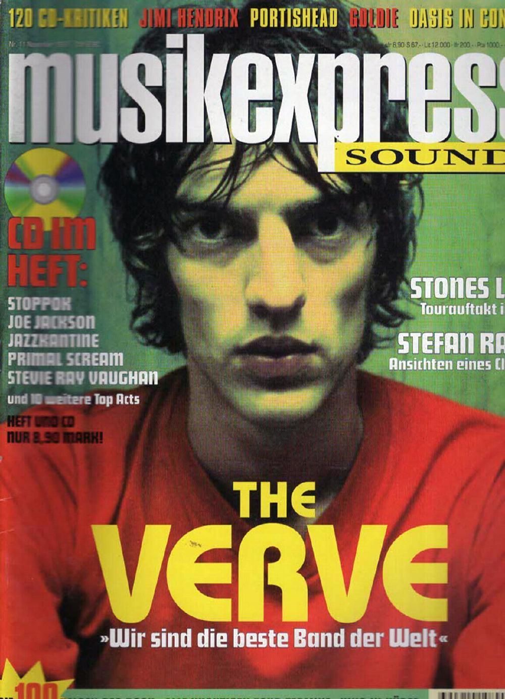 Musikexpress Magazin Deutschland 1997-11 The Verve Joe Jackson Primal Scream
