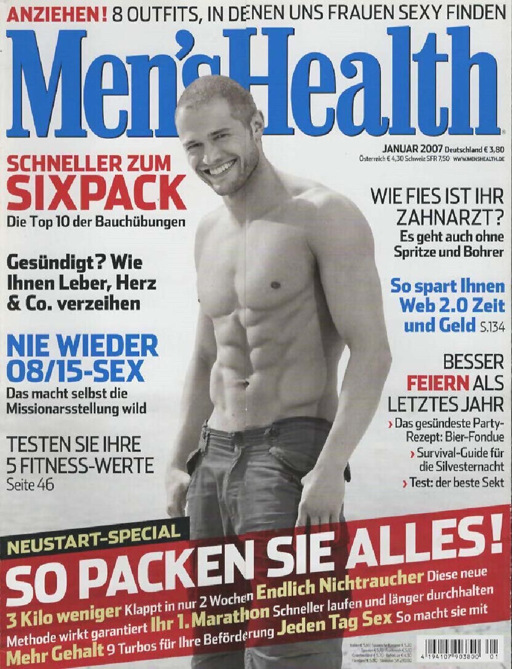 Mens Health Magazin Deutschland 2007-01 Daniel Schäfer
