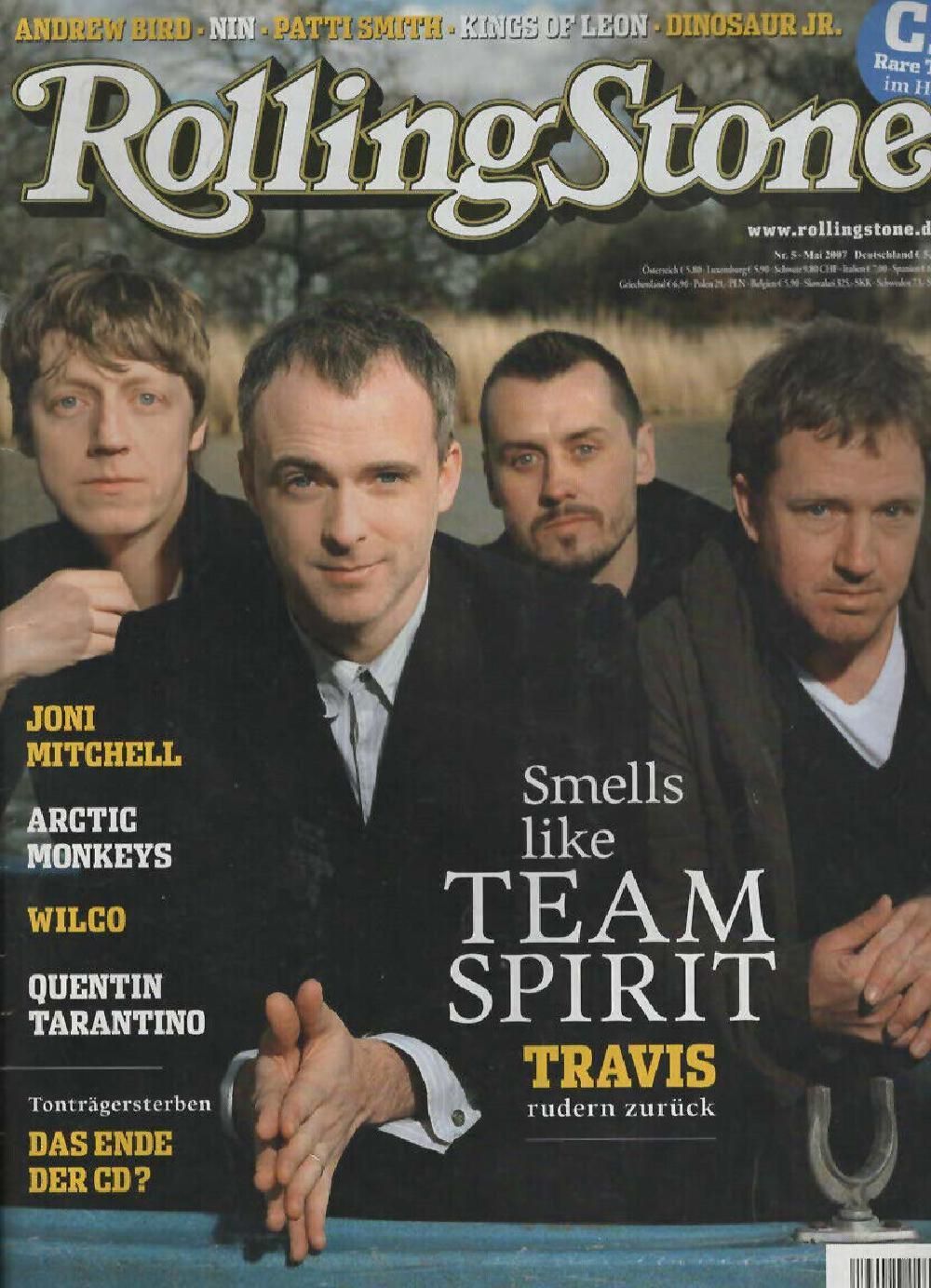 Rolling Stone Magazin Deutschland 2007-05 Travis Joni Mitchell Arctic Monkeys Wilco