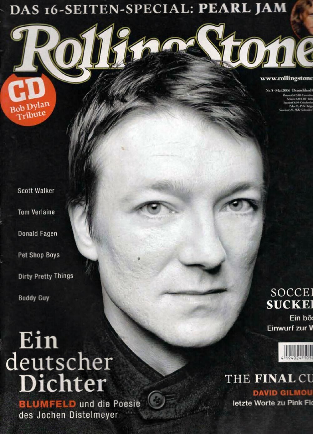 Rolling Stone Magazin Deutschland 2006-05 Blumfeld Pearl Jam David Gilmour