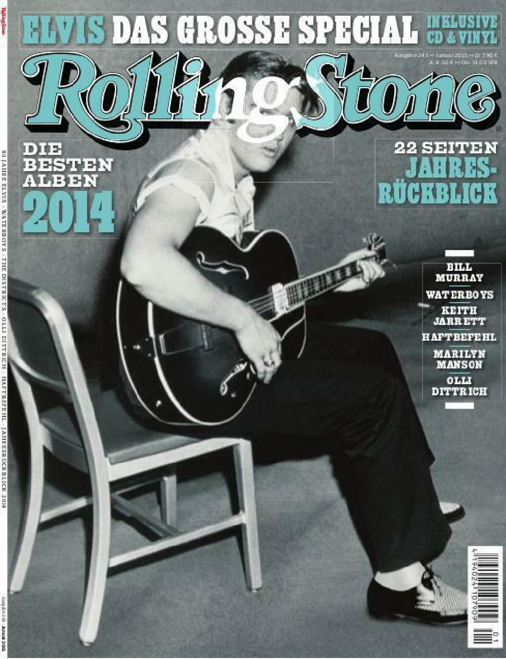 Rolling Stone Magazin Deutschland 2015-01 Elvis Presley Bill Murray Keith Jarrett
