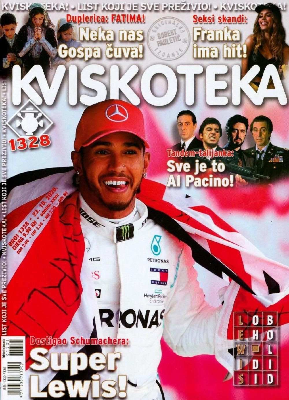 Kviskoteka Magazin Kroatien 2020 #1328 Lewis Hamilton Pacino
