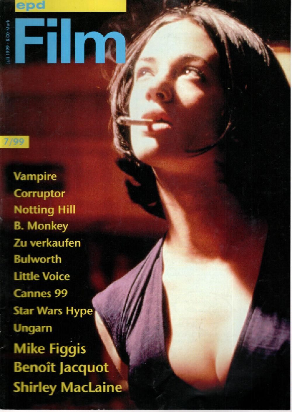 EPD Film Magazin Deutschland 1999-07 Asia Argento