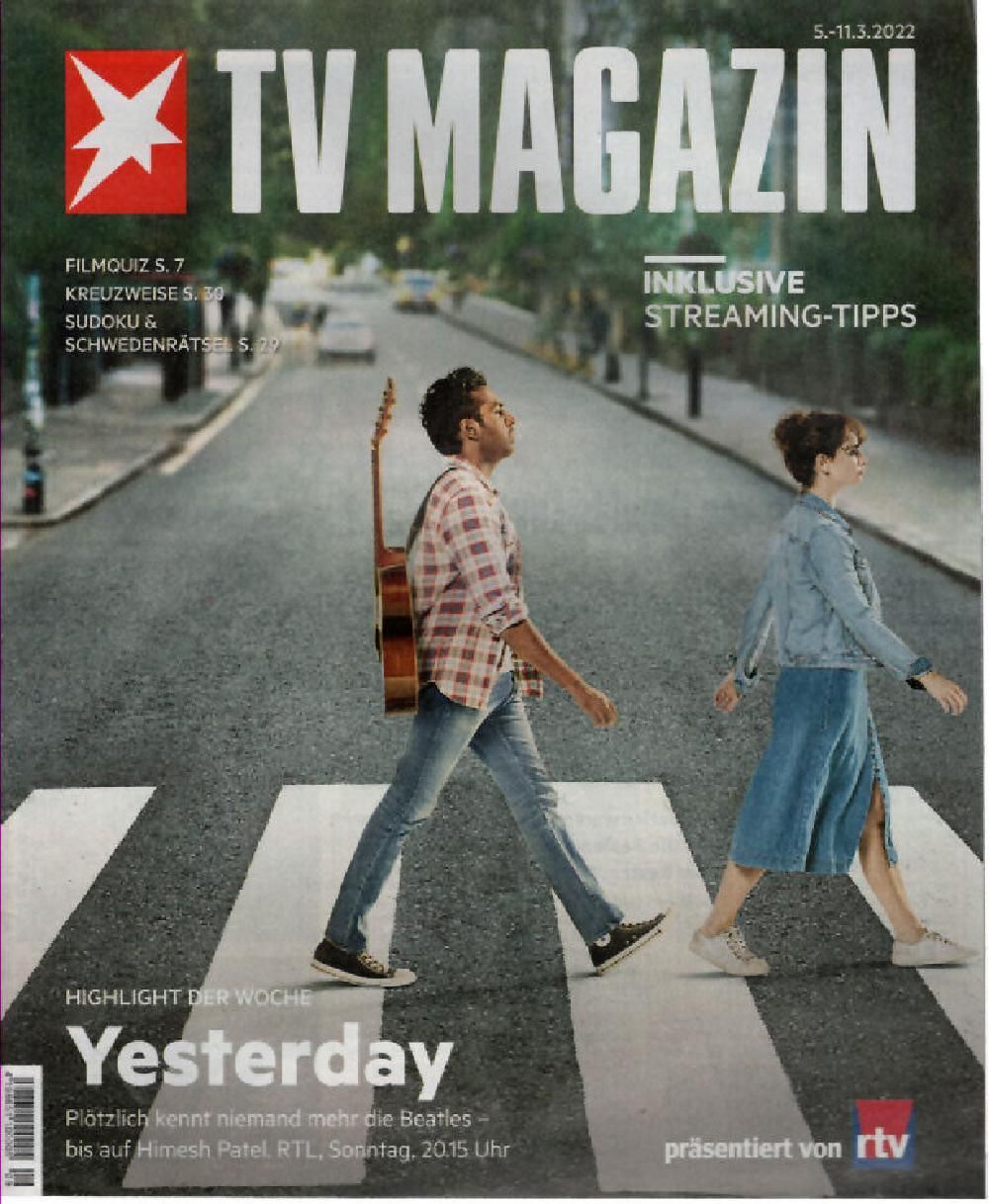 Stern TV Magazin Deutschland 2022-09 Himesh Patel The Beatles