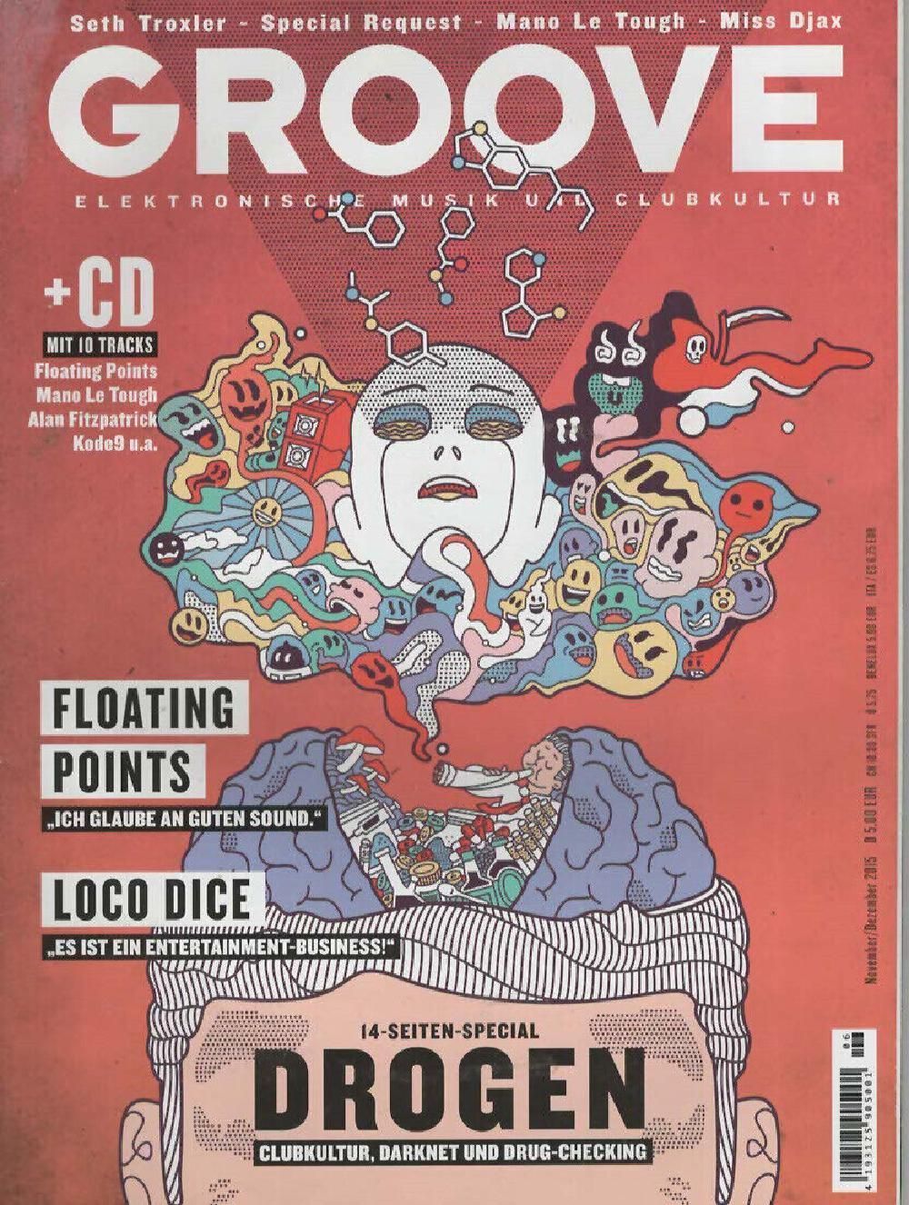 Groove Magazin Deutschland 2015 #157 Loco Dice Floating Points Mano Le Tough