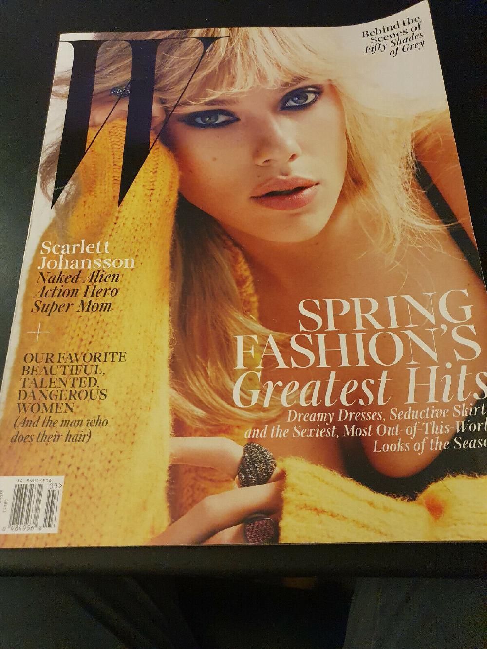 W Magasin USA 2015-03 – Scarlett Johansson – Originaludgave