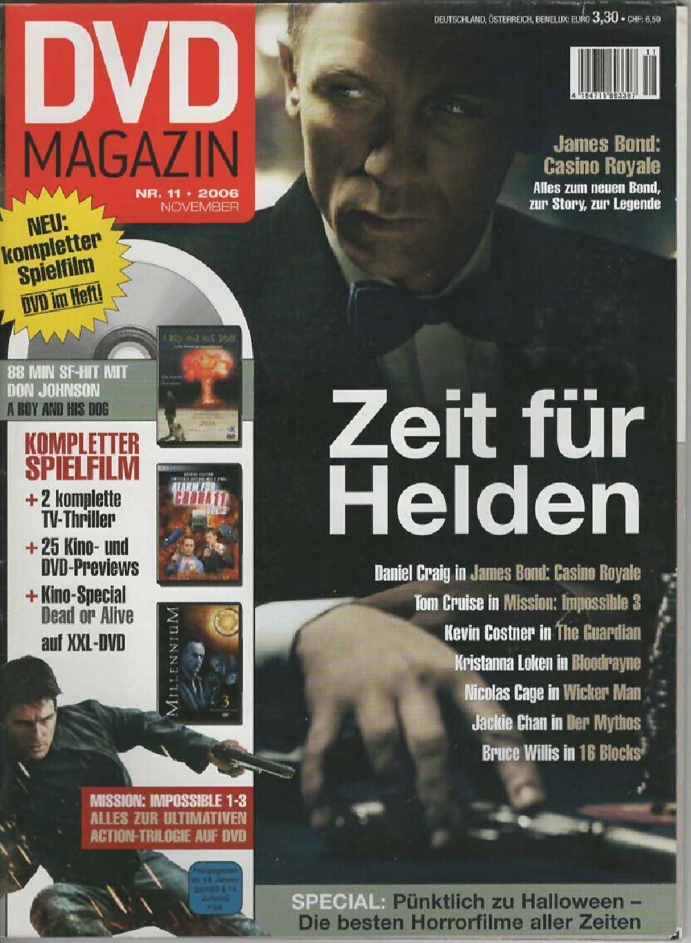 DVD Revista Alemania 2006-11 – Daniel Craig – Edición original