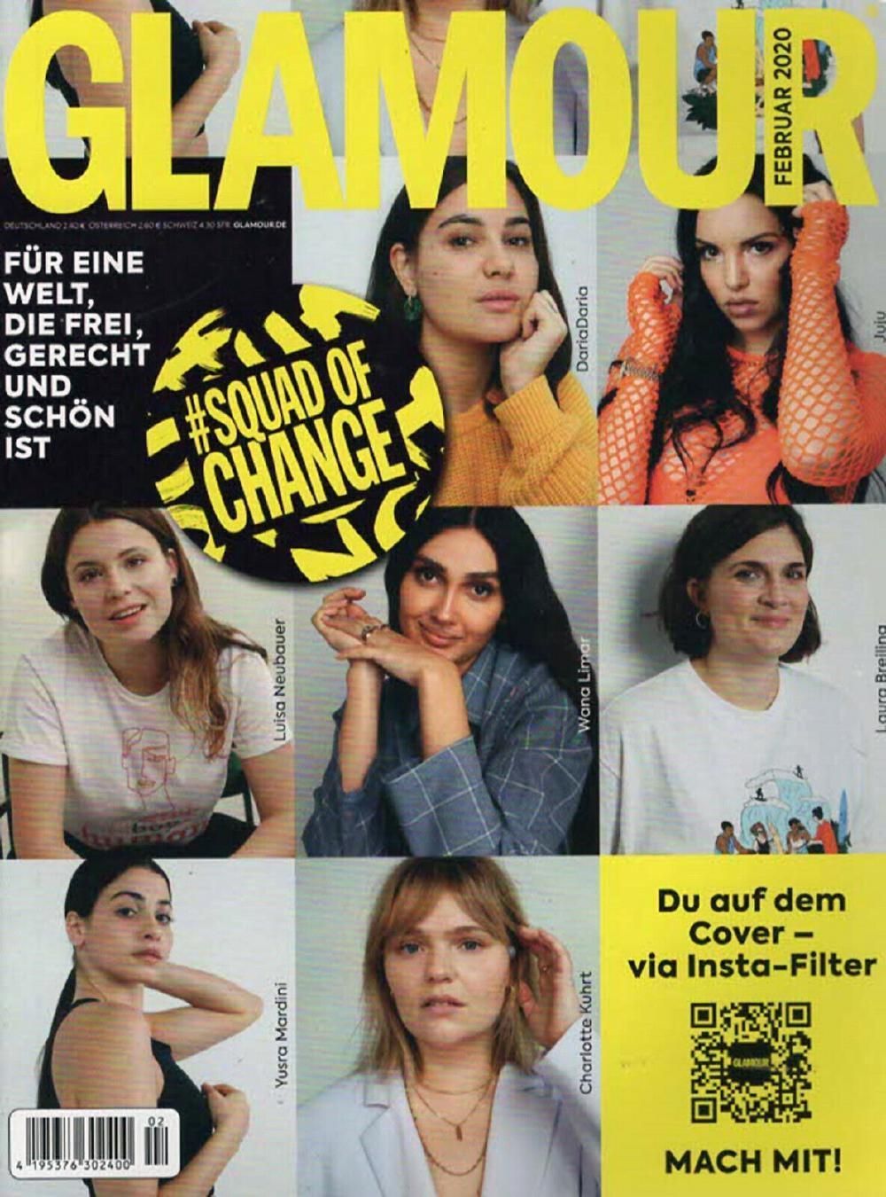 Glamour Magazin Deutschland 2020-02 Juju Wana Limar Luisa