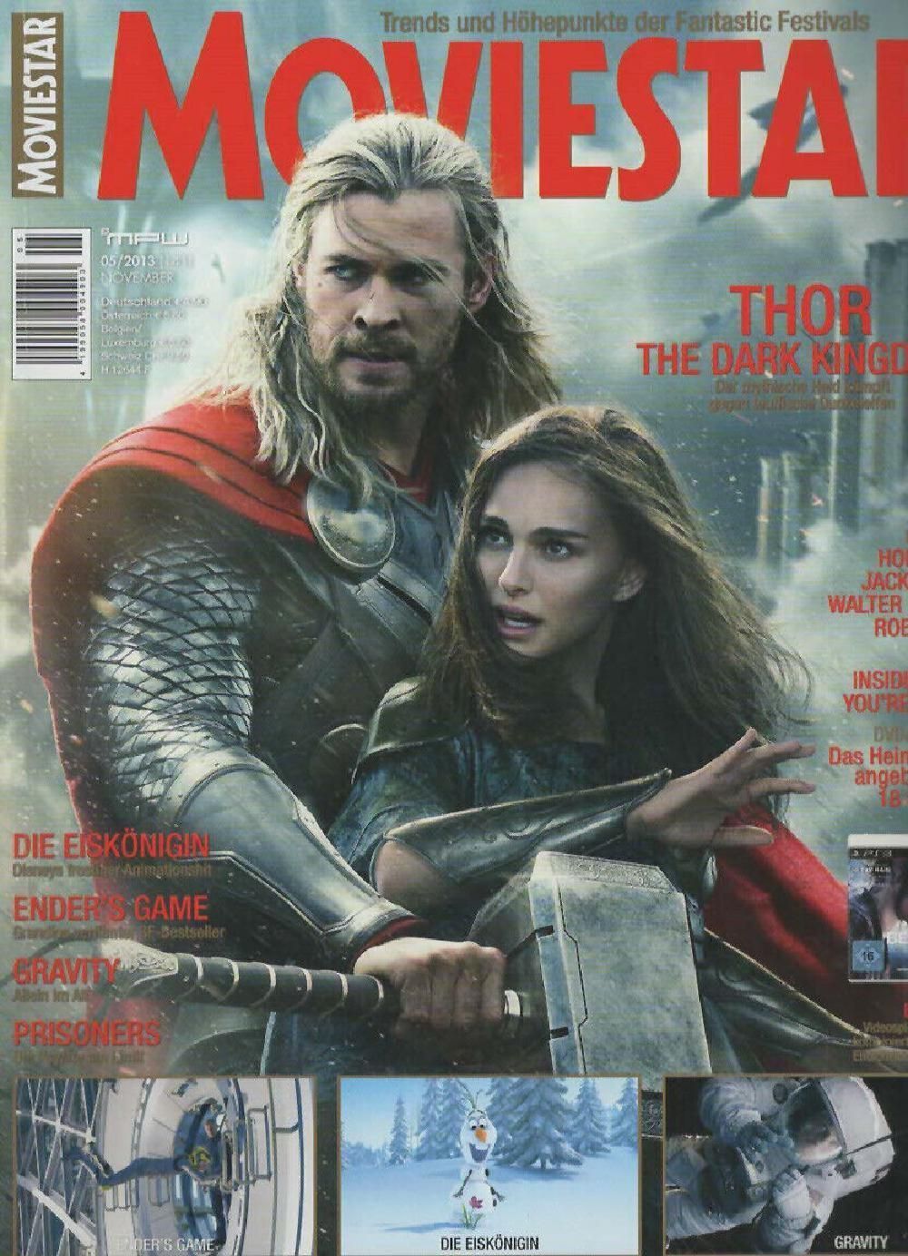 Moviestar Magazin Deutschland 2013 #141 Chris Hemsworth Natalie Portman