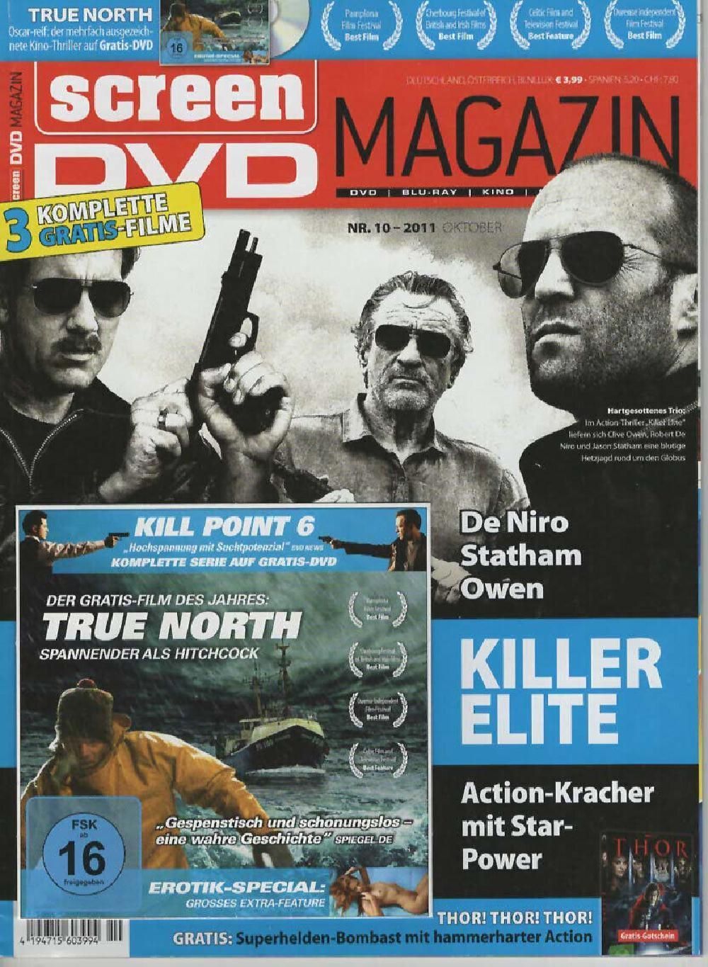 Screen Magazin Deutschland 2011-10 Robert De Niro Statham Owen