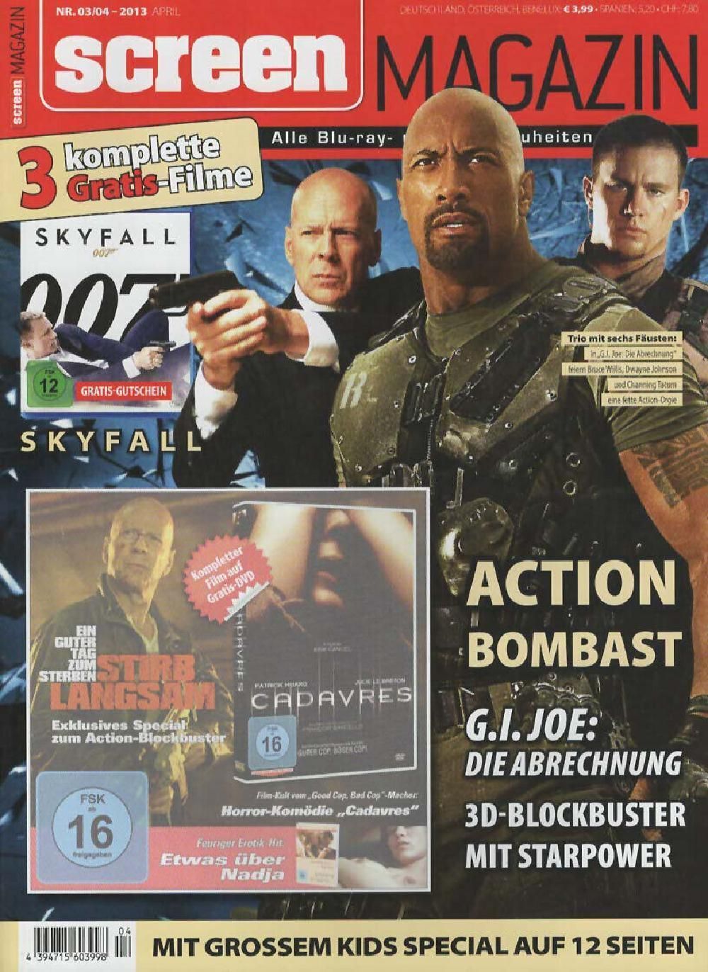 Screen Magazin Deutschland 2013-03 Dwayne Johnson Bruce Willis