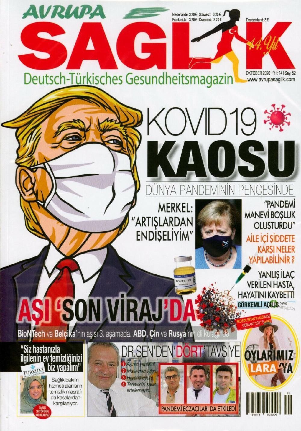 Avrupa Saglik Magazin Türkei 2020-10 Donald Trump