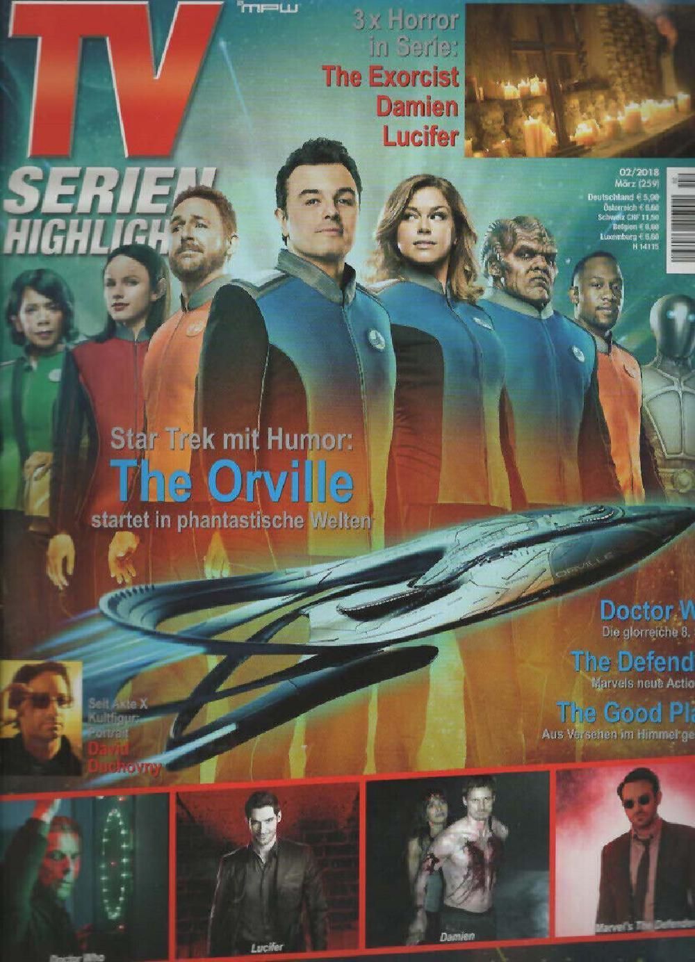 TV Serien Highlights Magazin Deutschland 2018 #259 David Duchovny