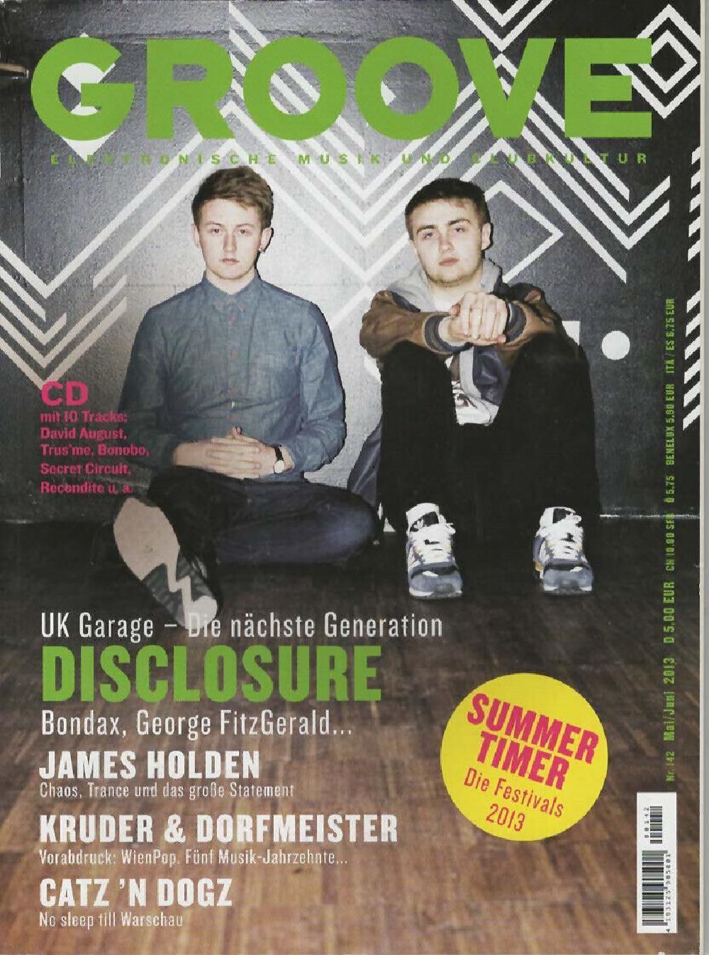 Groove Magazin Deutschland 2013 #142 Disclosure James Holden Catz'n Dogz