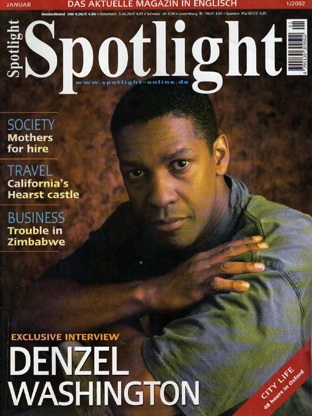 Spotlight Magazin Deutschland 2002-01 Denzel Washington