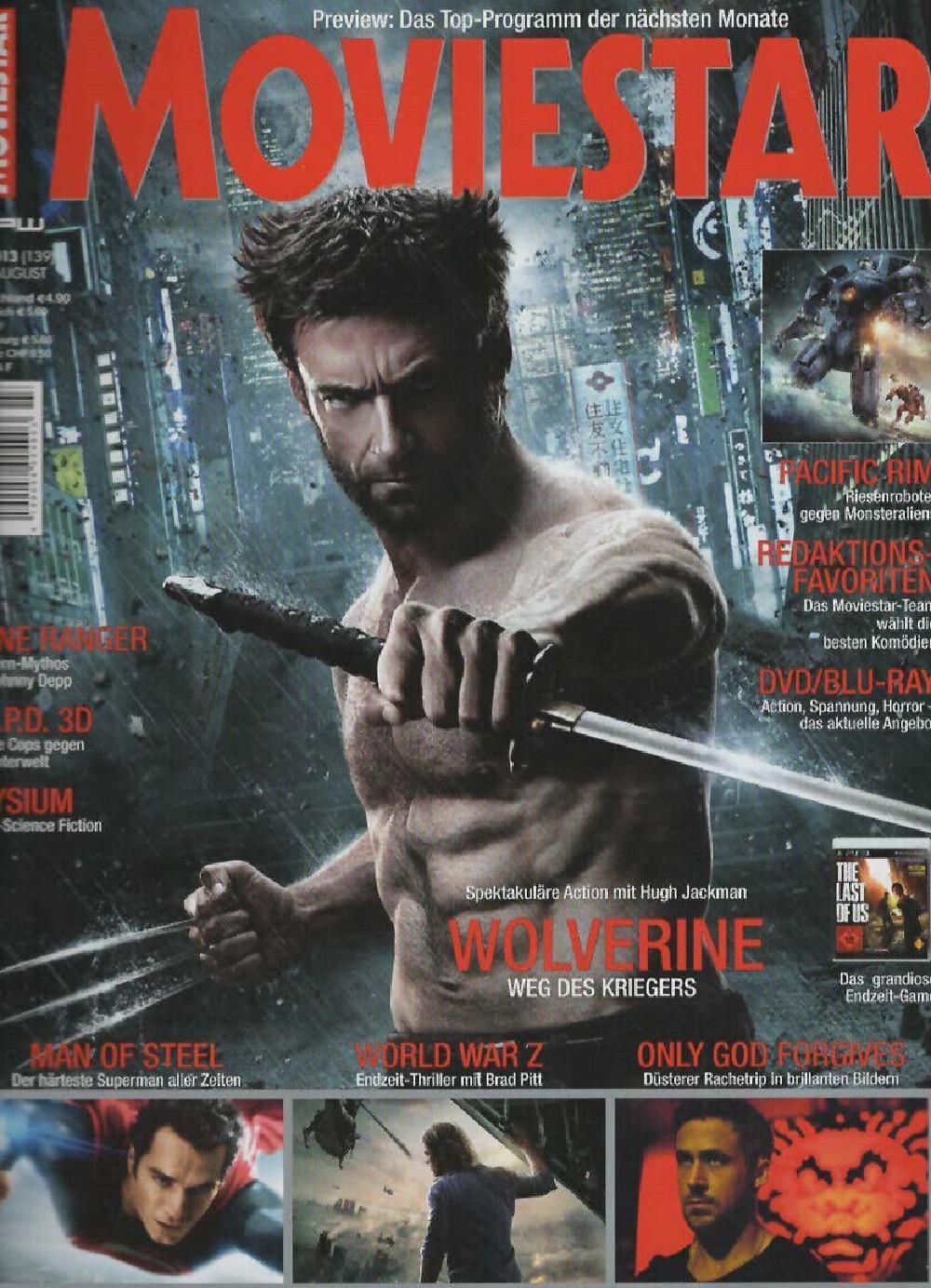 Moviestar Magazin Deutschland 2013 #139 Hugh Jackman