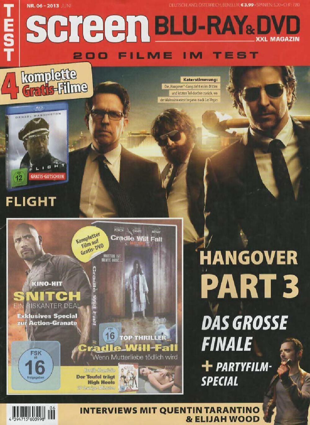 Screen Magazin Deutschland 2013-06 Ed Helms Bradley Cooper