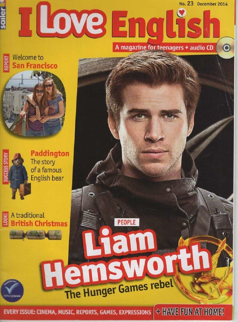 I Love English Magazin Deutschland 2014 #23 Liam Hemsworth