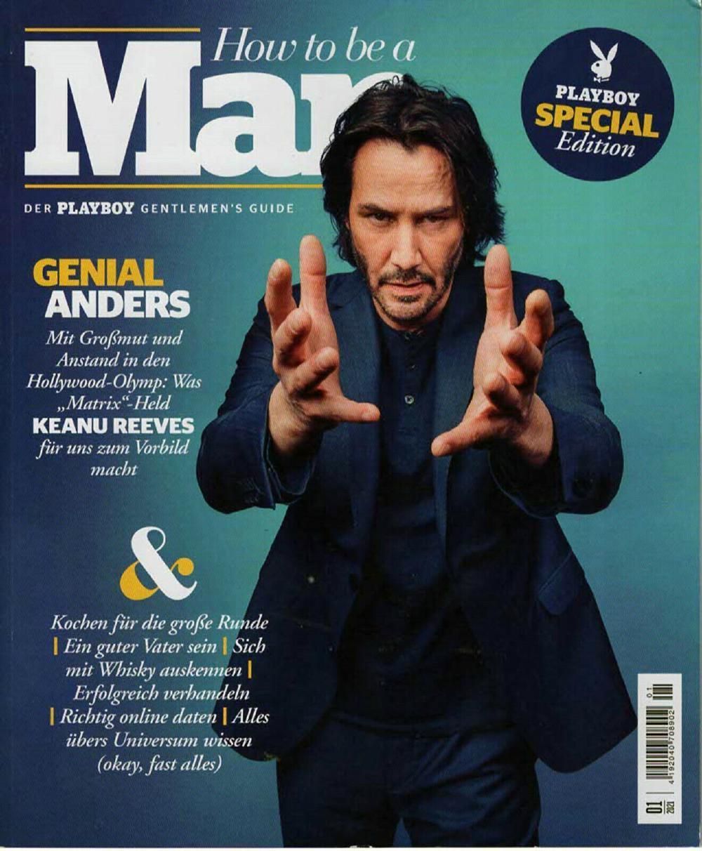 How To Be A Man Playboy Deutschland 2021 Keanu Reeves