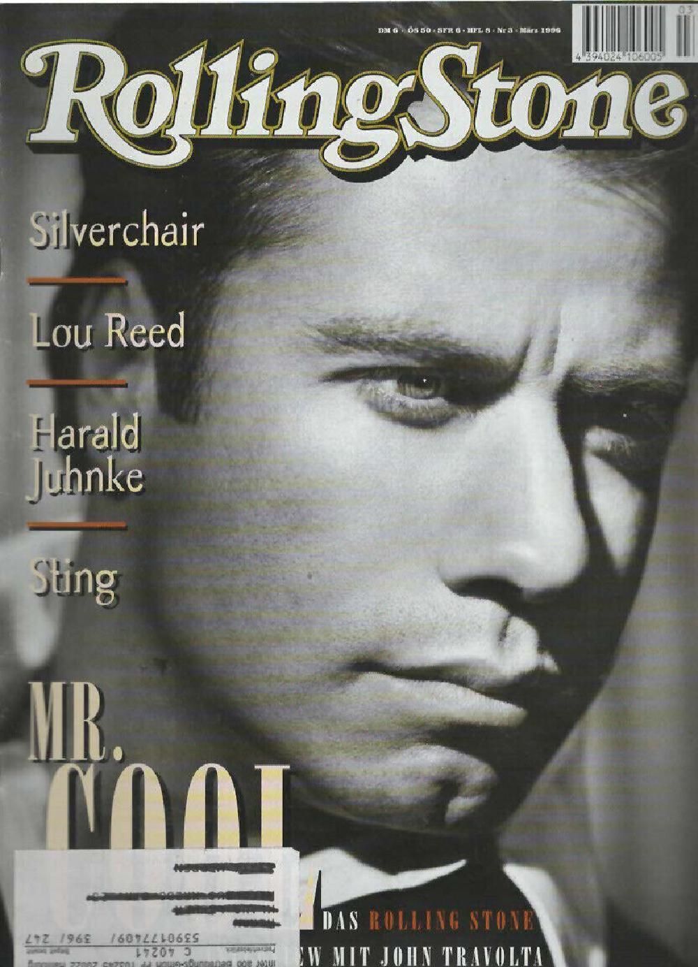 Rolling Stone Magasin Tyskland 1996-03 John Travolta Silverchair Lou Reed ACCEPTABLE