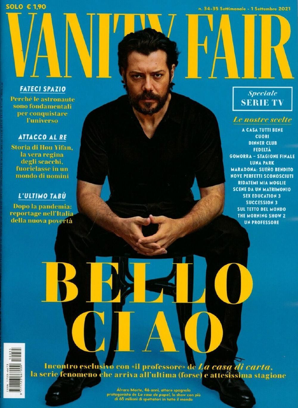 Vanity Fair Magazin Italien 2021-34 Alvaro Morte