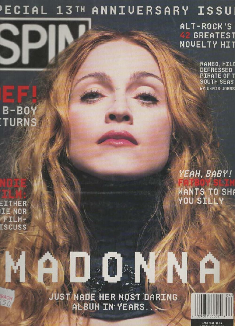Spin Magasin USA 1998-04 – Madonna – Originaludgave