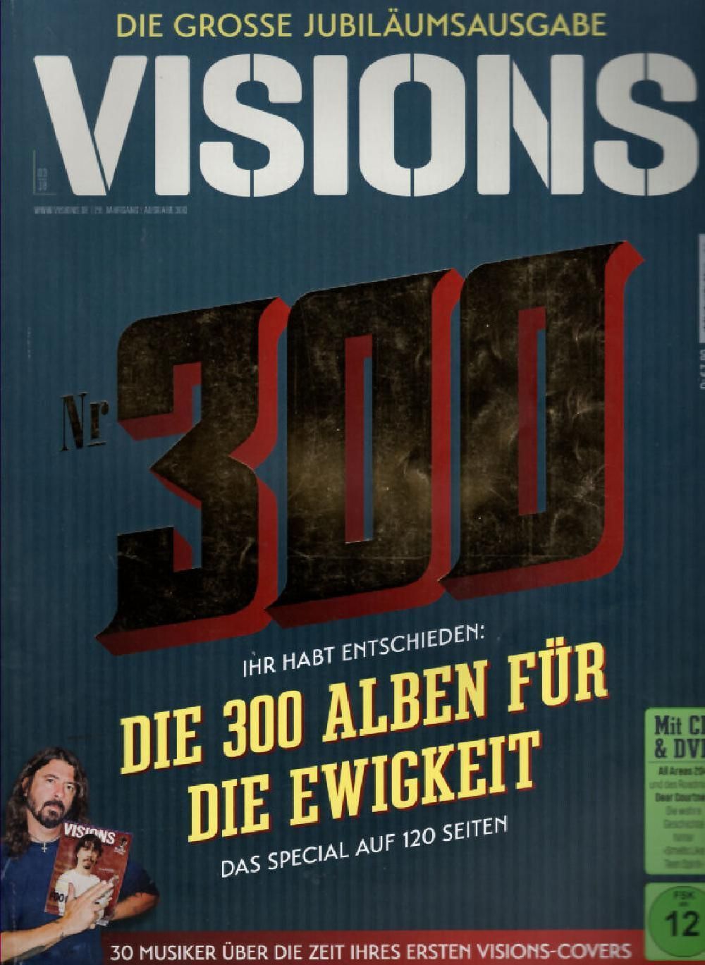 Visions Magazin Deutschland 2018-03 Foo Fighters Dave Grohl #300
