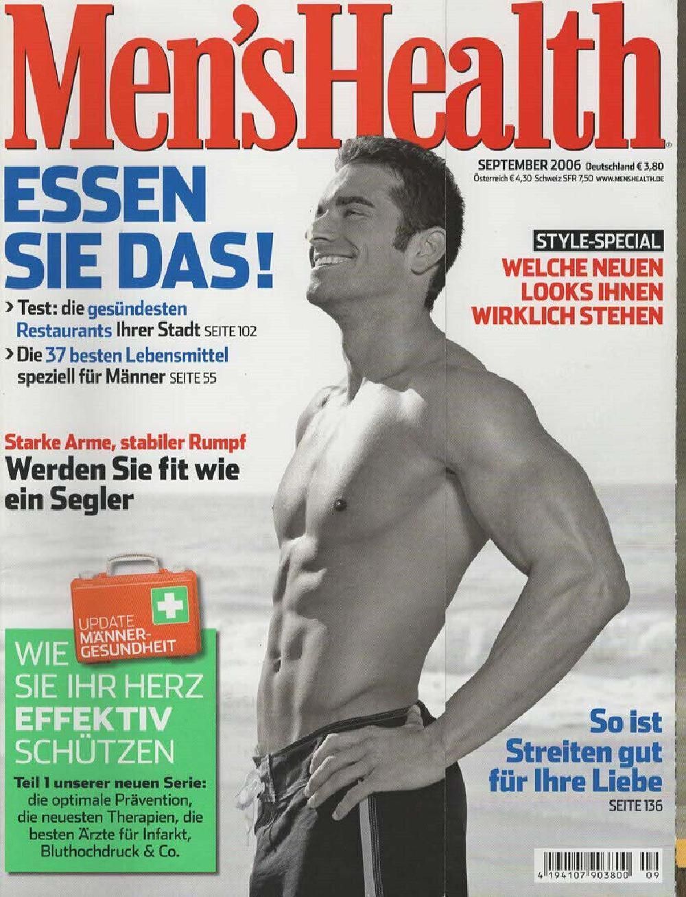 Mens Health Magazin Deutschland 2006-09 Jeff Gum