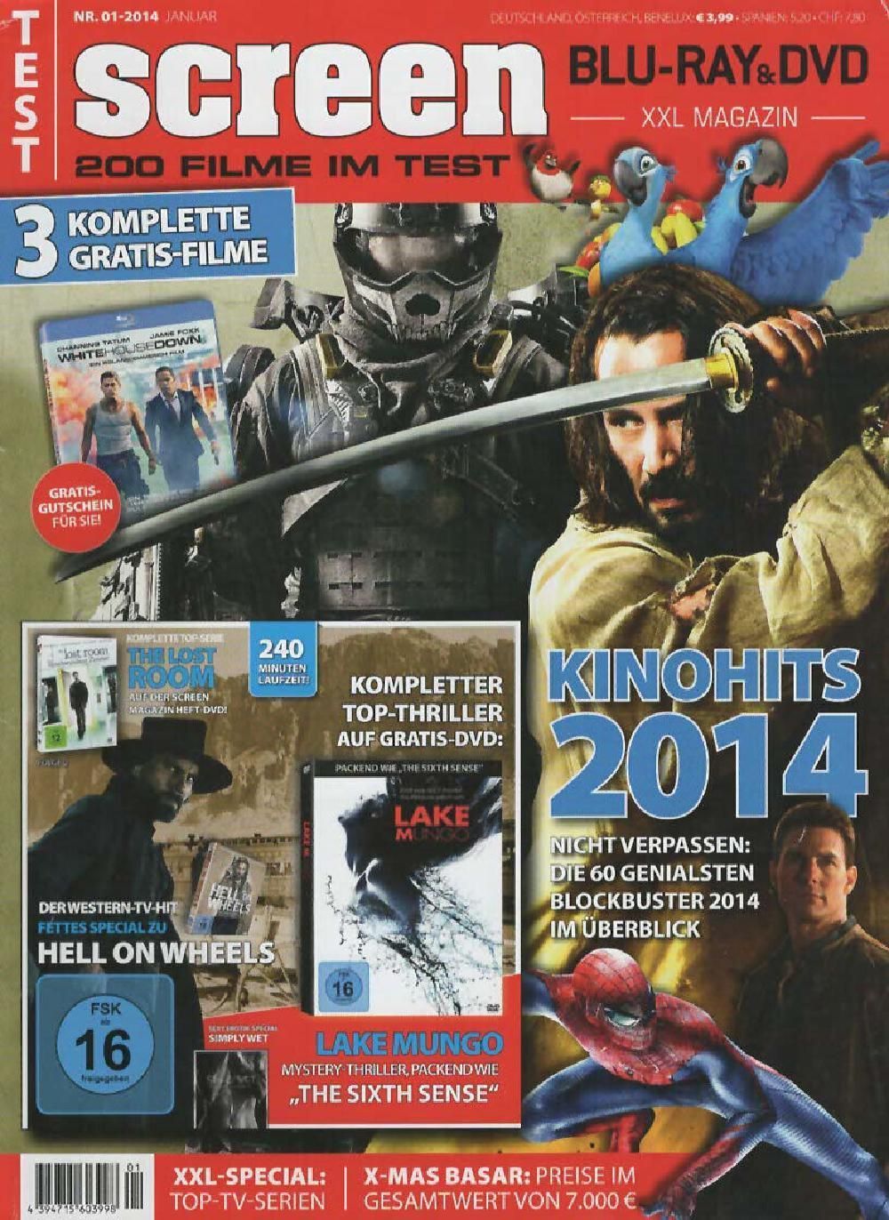 Screen Magazin Deutschland 2014-01 Tom Cruise Keanu Reeves