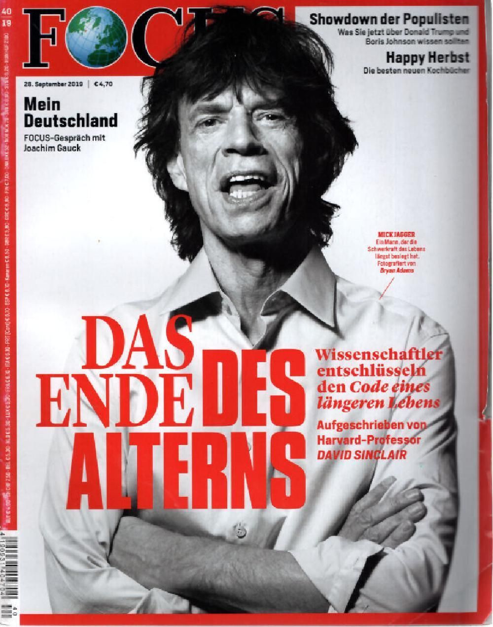 Focus Magazin Deutschland 2019-40 Mick Jagger Lily Allen
