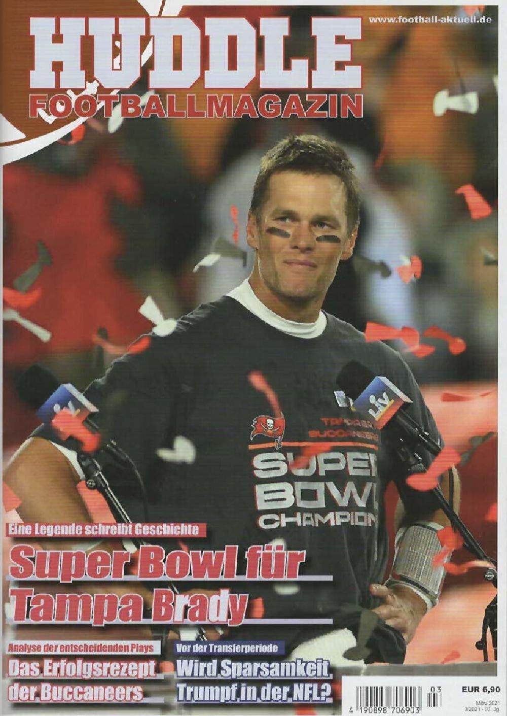 Huddle Magazin Deutschland 2021-03 Tom Brady