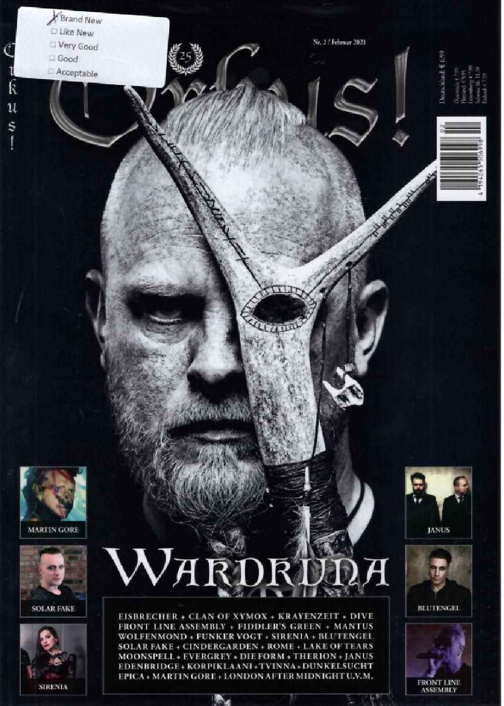 Orkus Magazin Deutschland 2021-02 Wardruna Epica Lake Of Tears