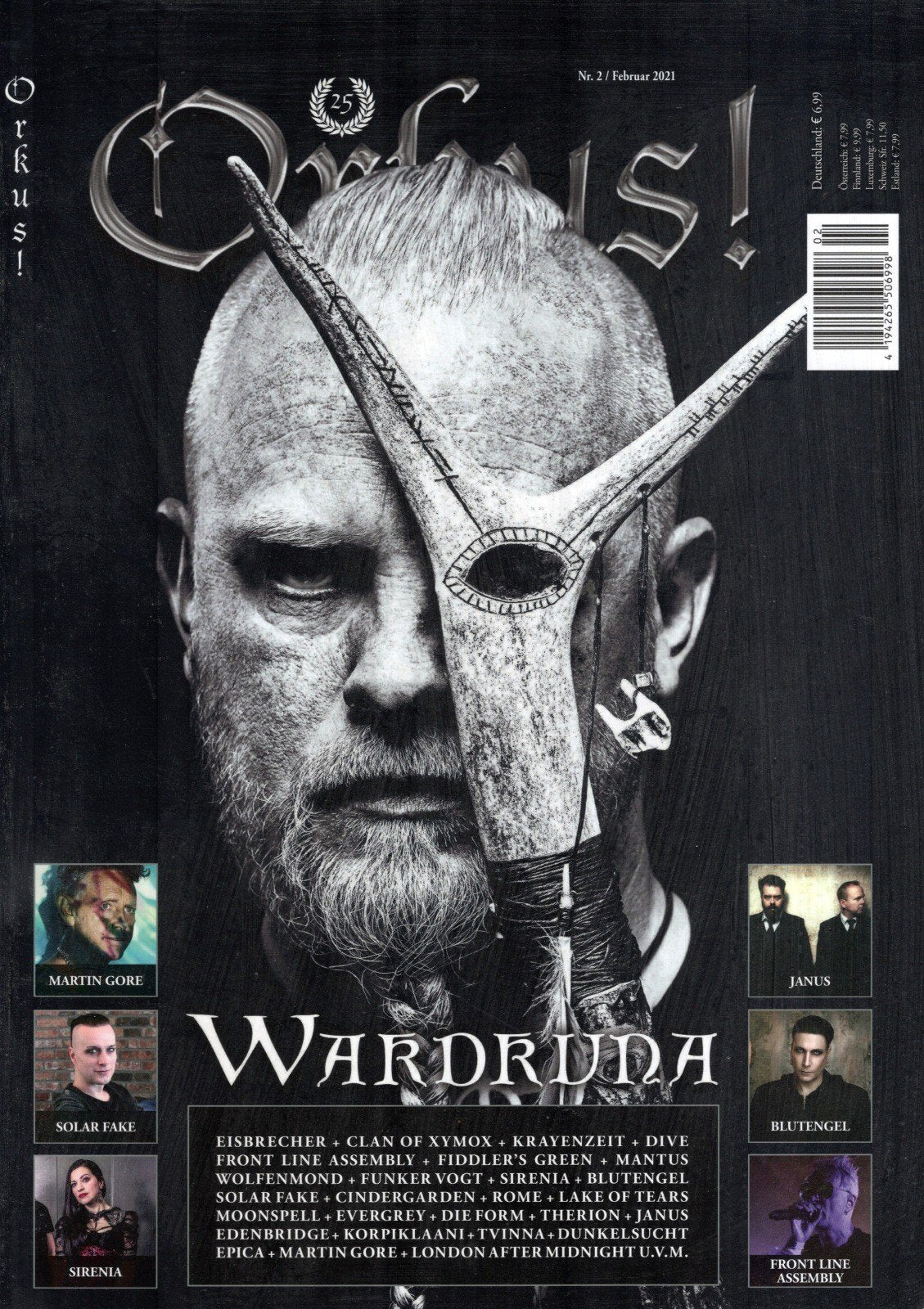 Orkus Magazin Deutschland 2021-02 Wardruna Epica Lake Of Tears
