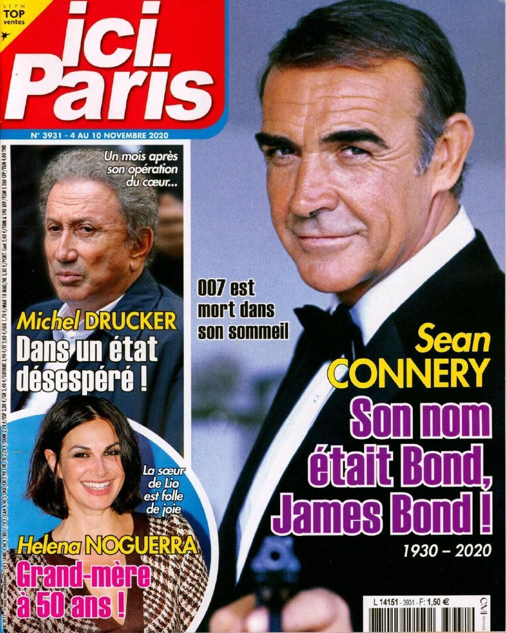 Ici Paris Magazin Frankreich 2020 #3931 Sean Connery James Bond