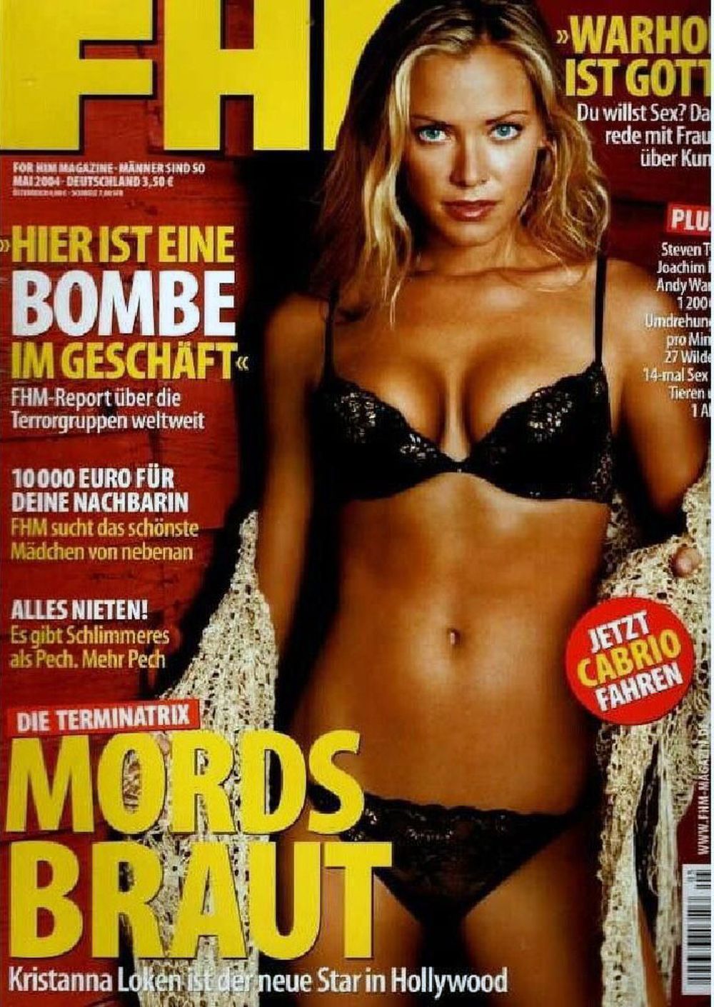 FHM Magazin Deutschland 2004-05 Kristinna Loken