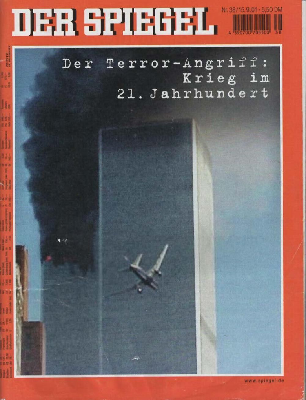 Der Spiegel Magazin Deutschland 2001-38 9/11 Twin Towers