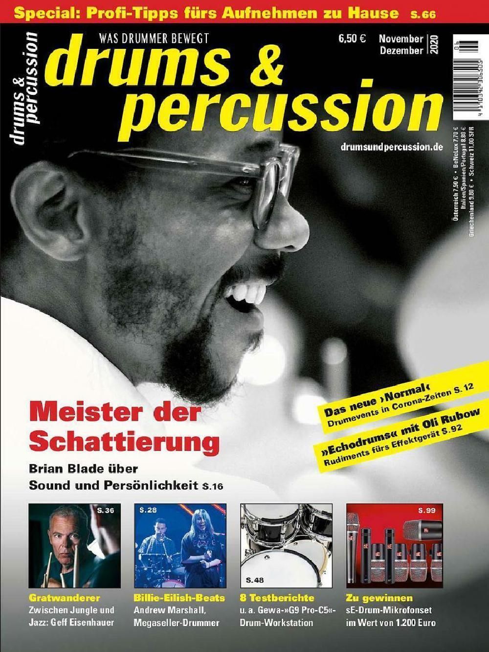 Drums & Percussions Magazin Deutschland 2020-11+12 Brian Blade