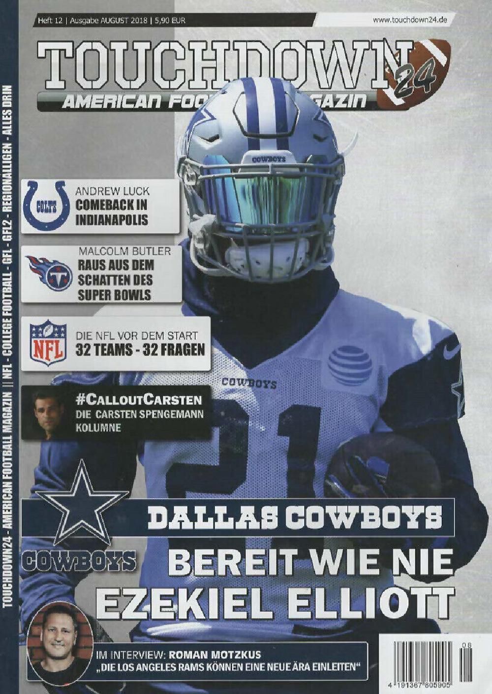 Touchdown Magazin Deutschland 2018 #12 Dallas Cowboys