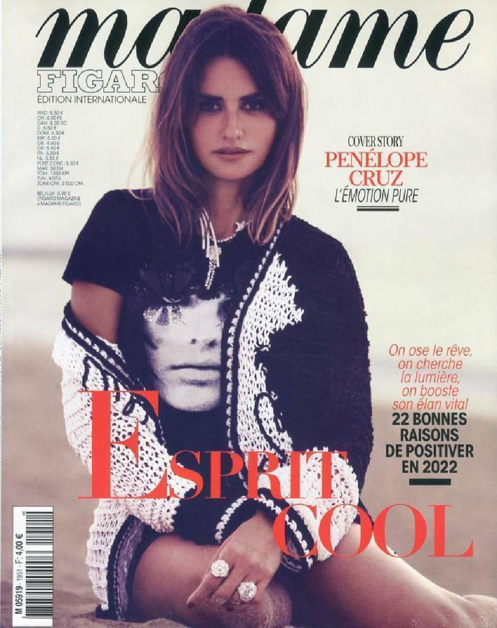 Madame Figaro Magazin Frankreich 2022 #1951 Penelope Cruz
