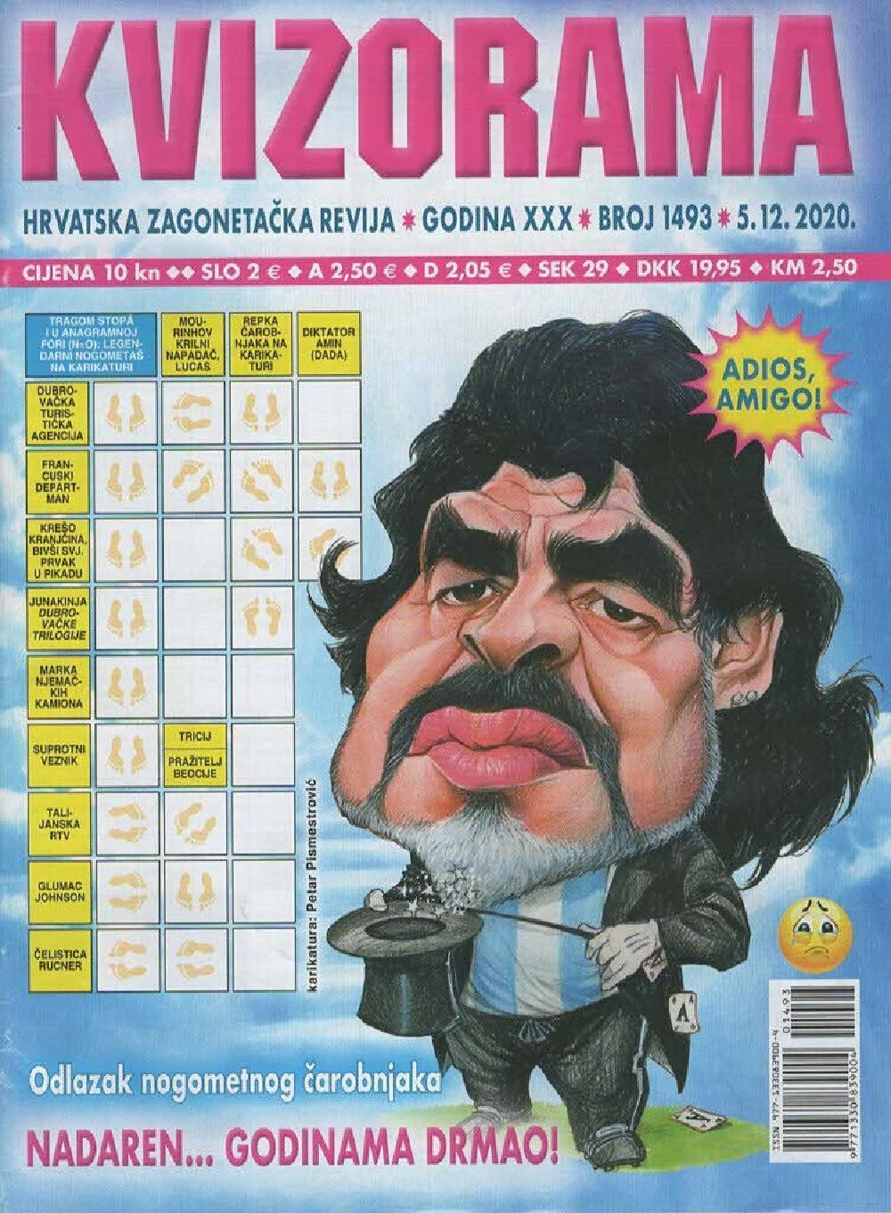 Kvizorama Magazin Kroatien 2020 #1493 Diego Maradona