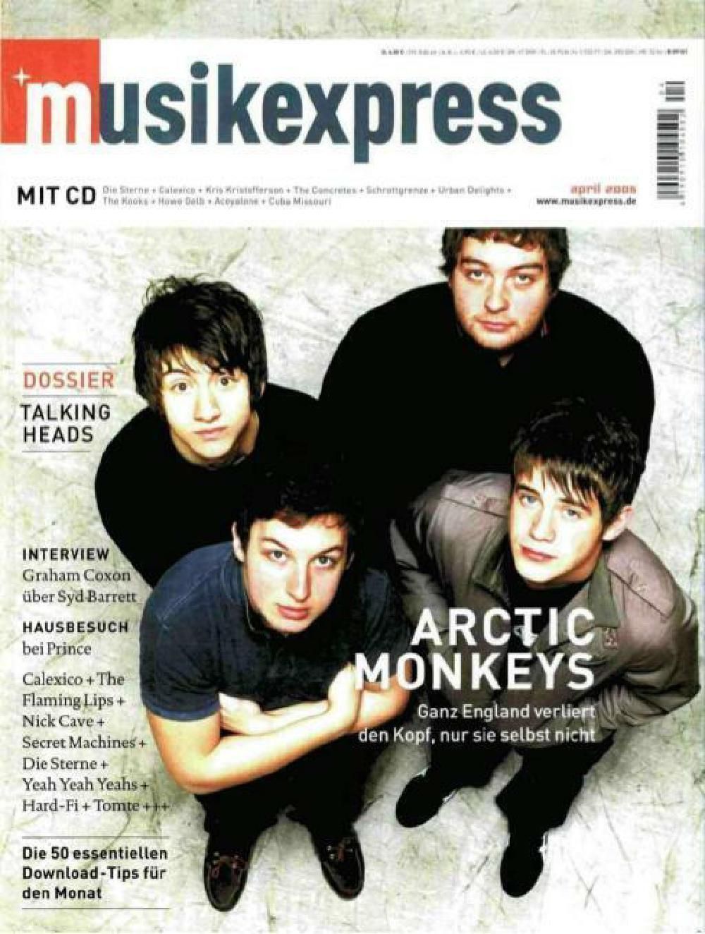 Musikexpress Magazin Deutschland 2006-04 Arctic Monkeys Talking Heads